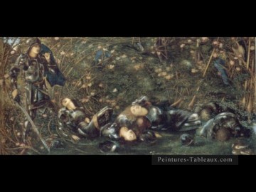 Edward Burne Jones œuvres - Le Briar Rose Le Briar Bois préraphaélite Sir Edward Burne Jones